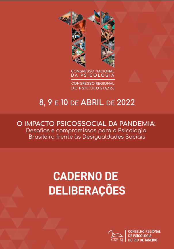 CADERNO DE DELIBERAÇÕES REGIONAIS/ corep 2022